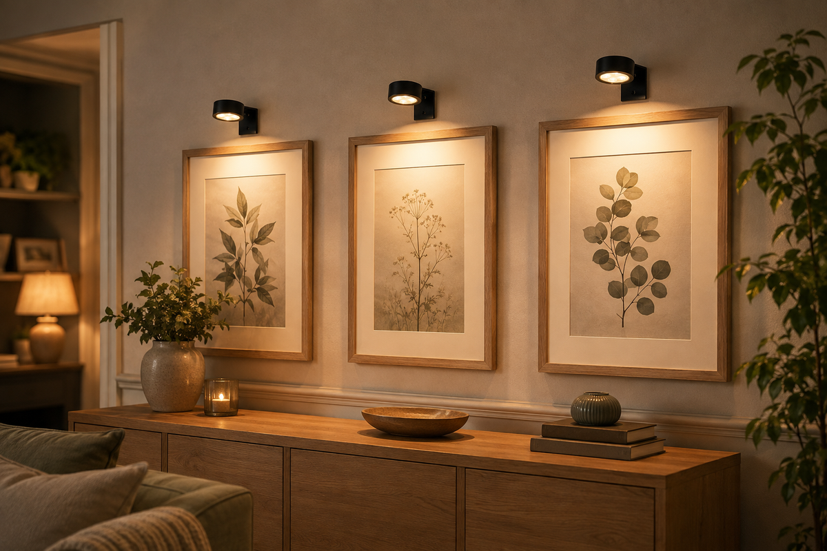 Battery Picture & Art Display Light with Remote