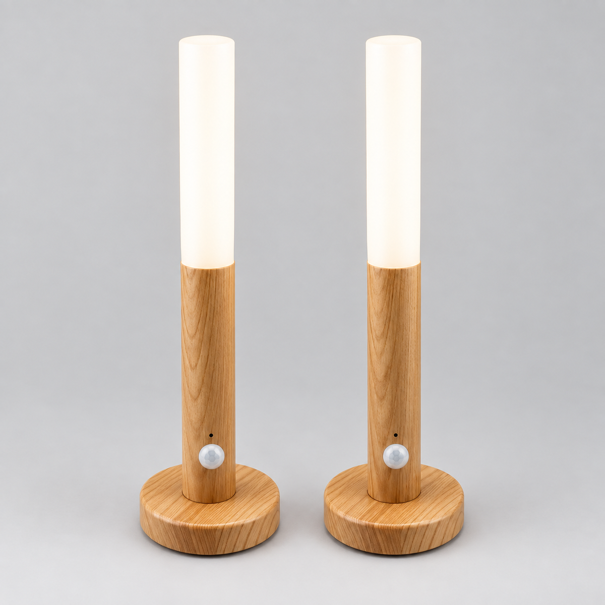 Wooden Motion Sensor Wall Light