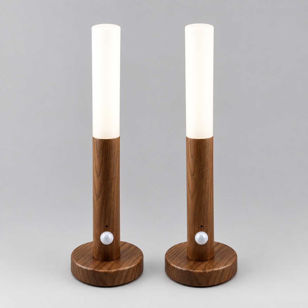 Wooden Motion Sensor Wall Light