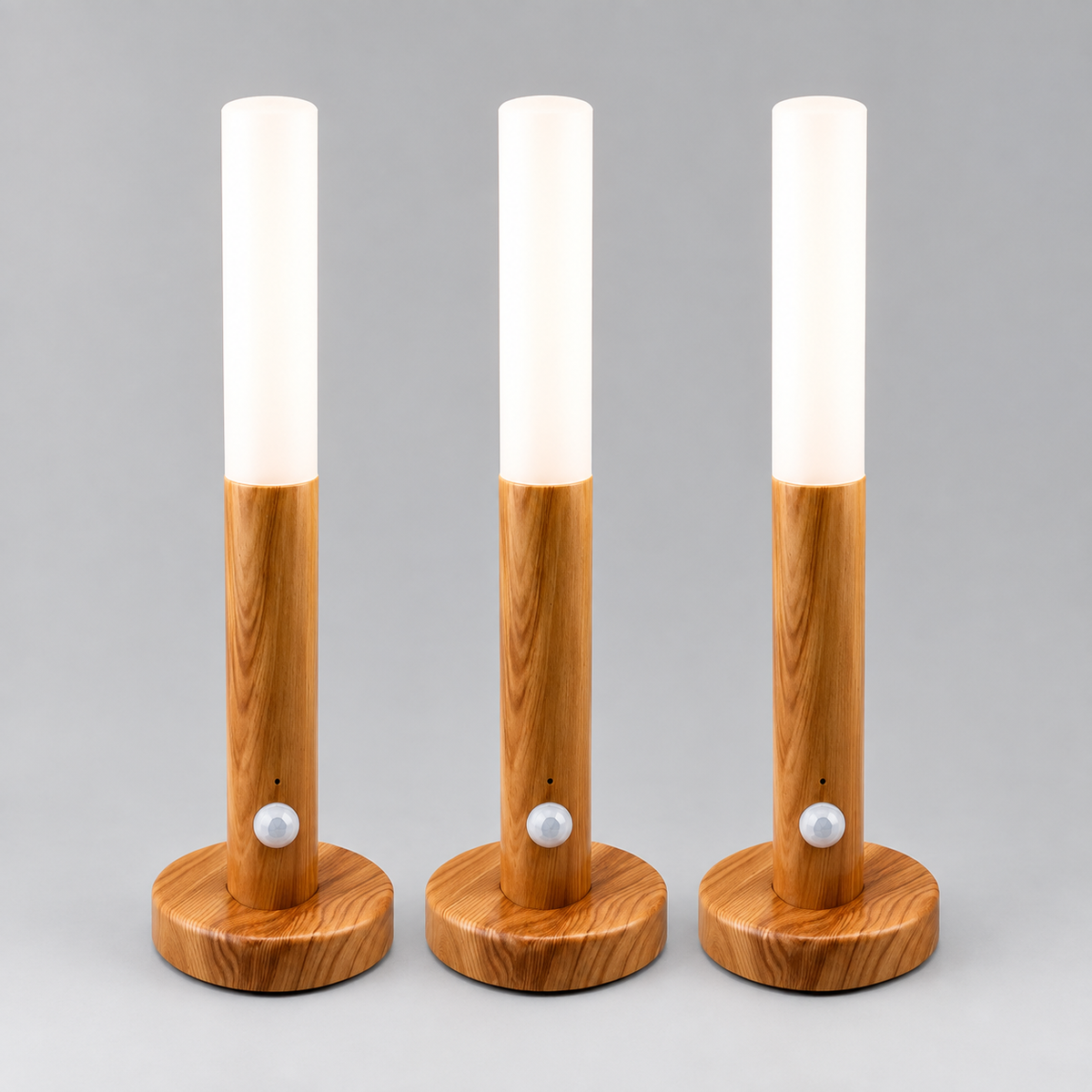 Wooden Motion Sensor Wall Light