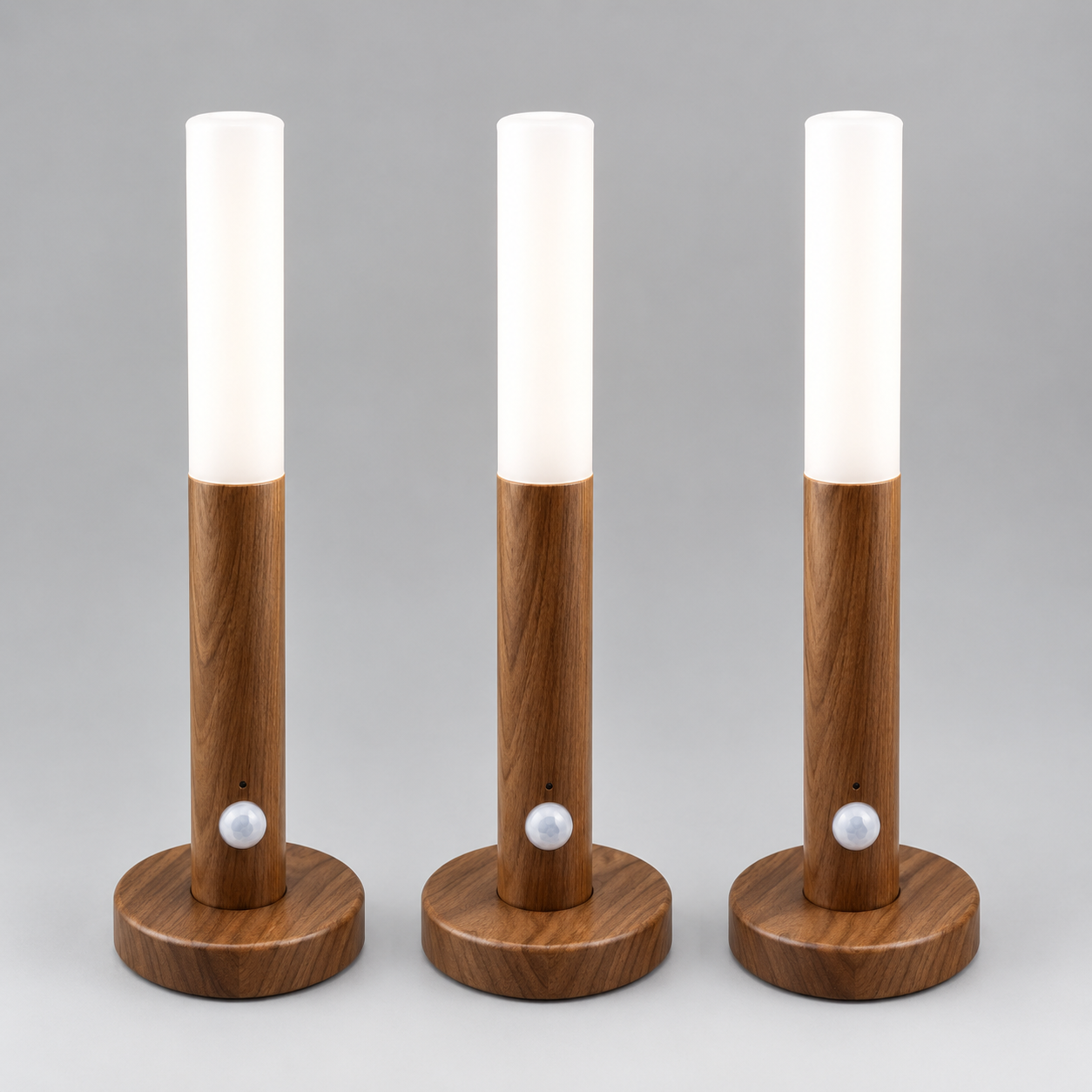 Wooden Motion Sensor Wall Light