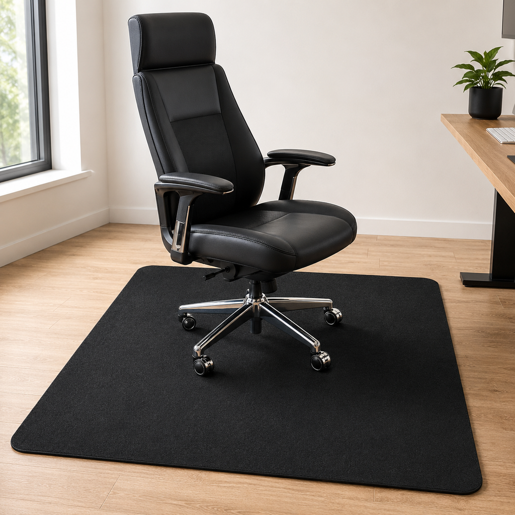 Black Office Mat 90x120cm