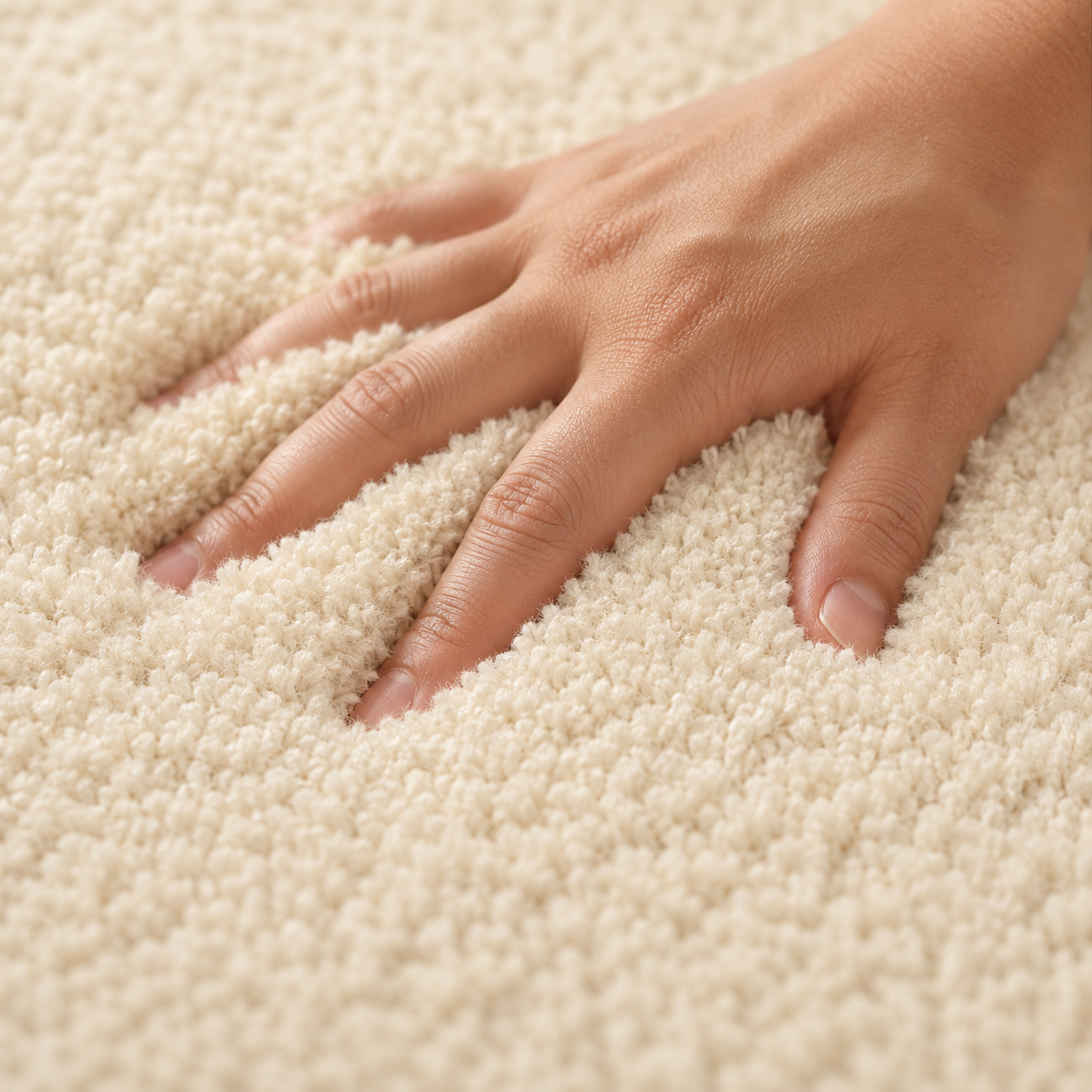 Wabi-Sabi Plush Cream Rug