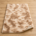 Tie-Dye Shaggy Rug Beige