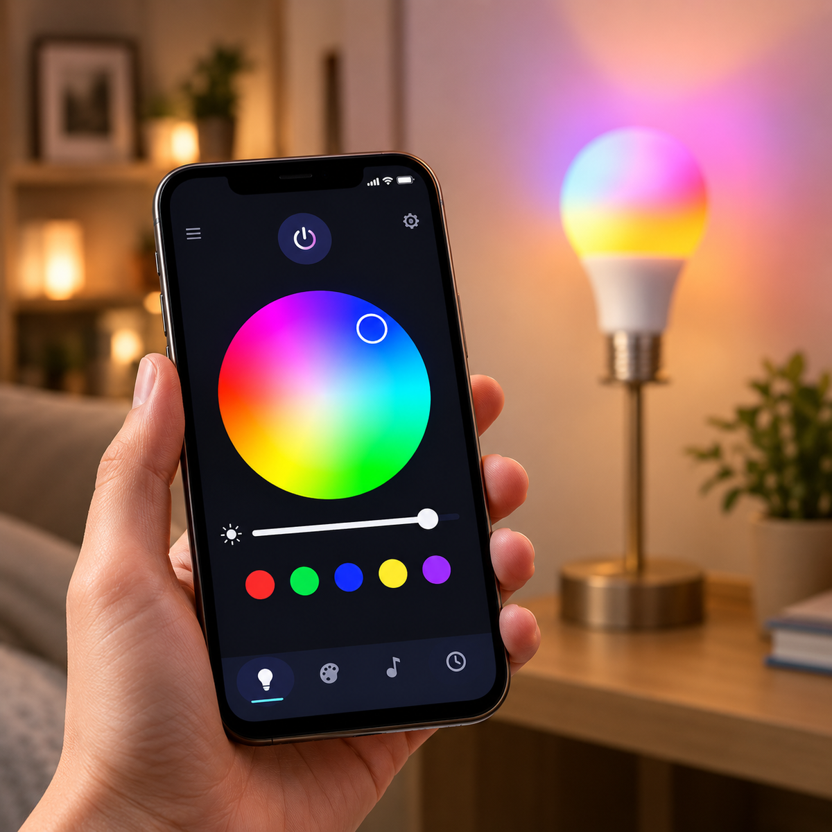Smart RGB LED Bulb with App Control