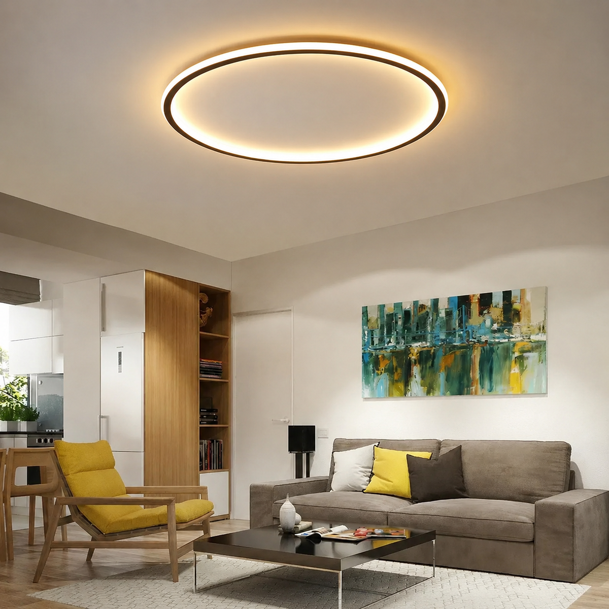 Nordic Circular LED Ceiling Light