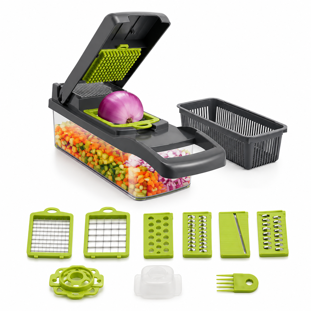 16-in-1 Vegetable Chopper & Grater