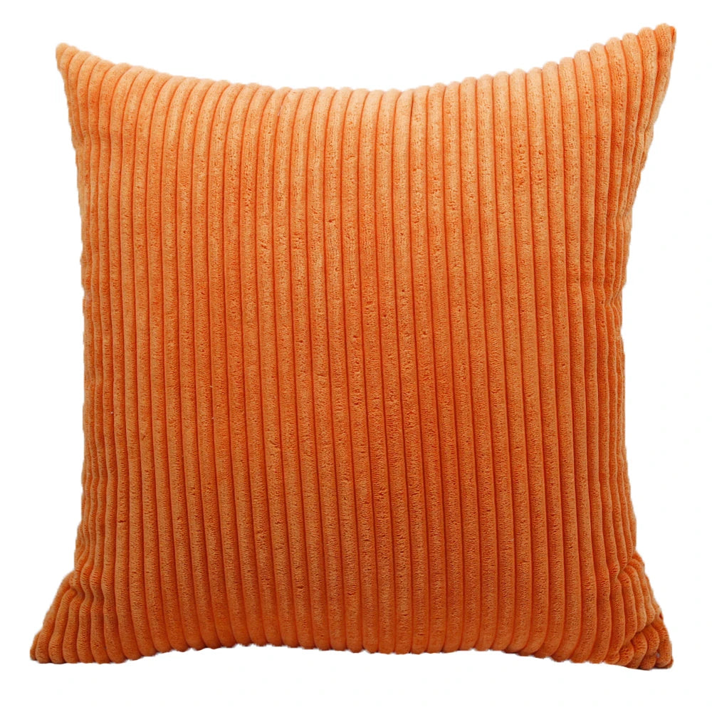 Striped Corduroy Cushion Cover
