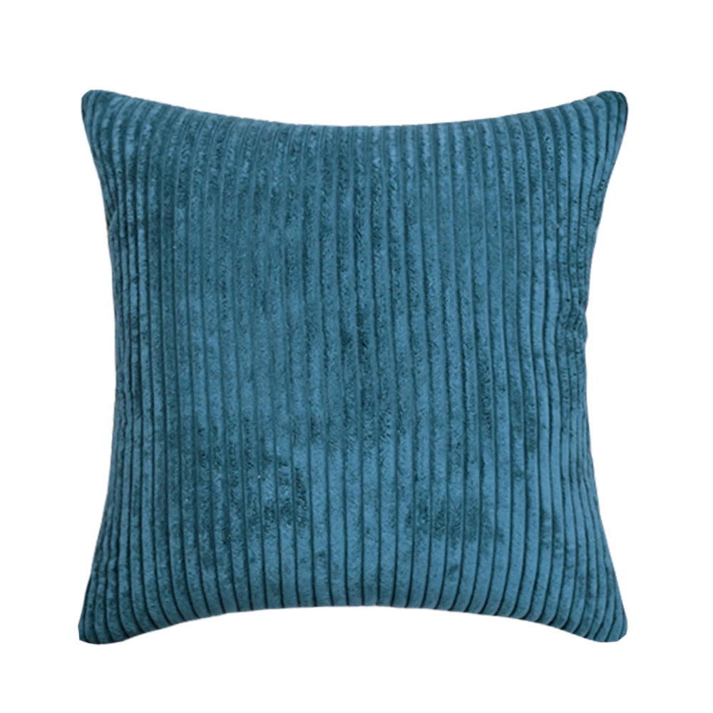 Striped Corduroy Cushion Cover