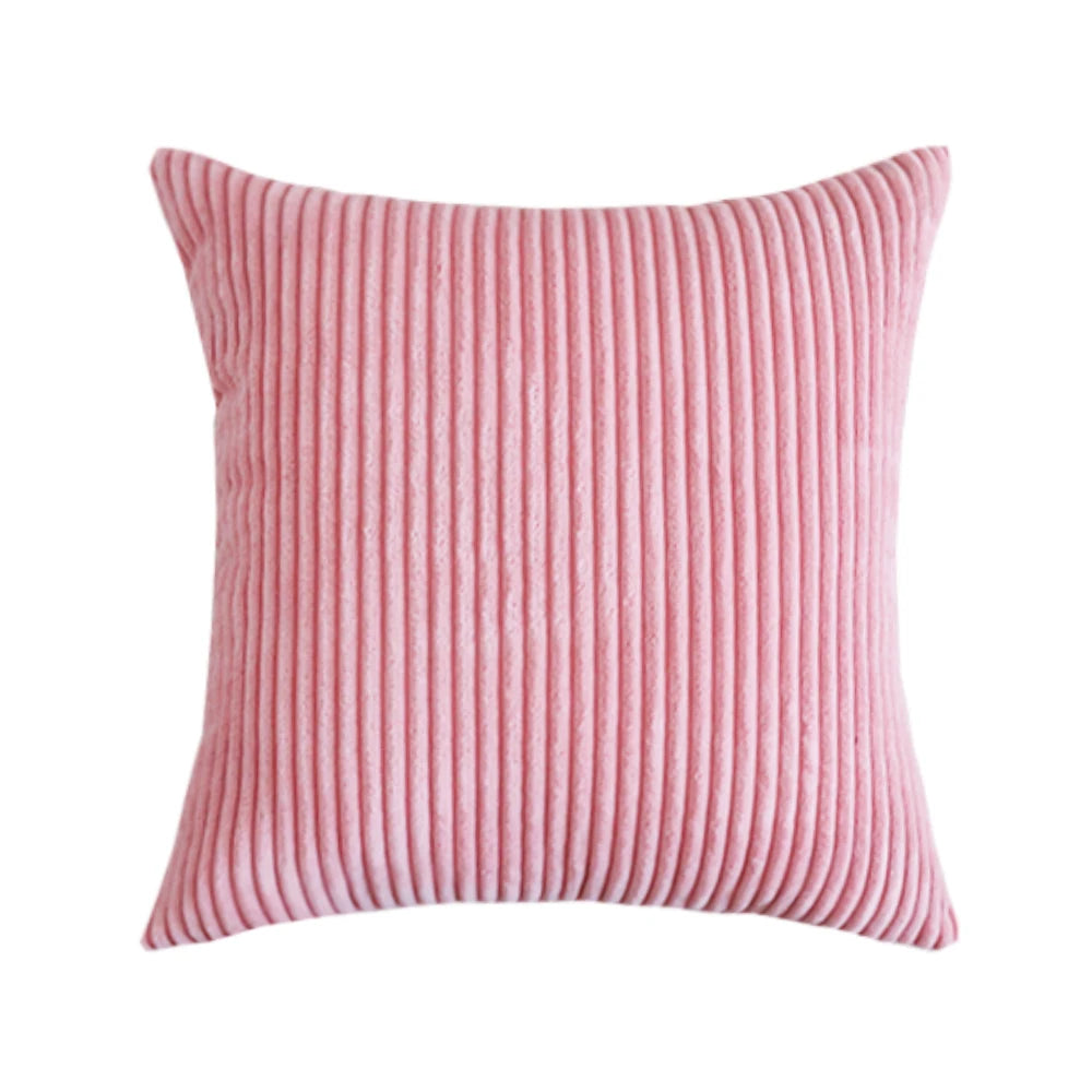 Striped Corduroy Cushion Cover
