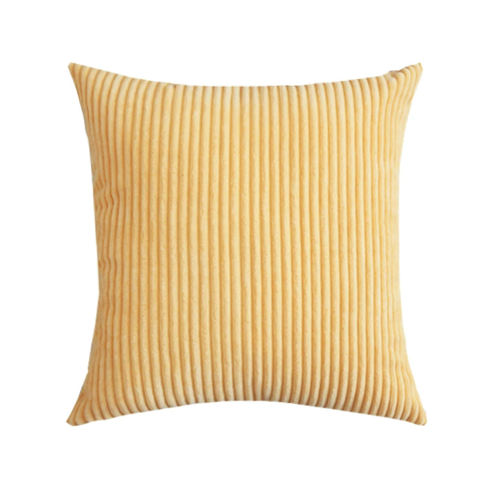 Striped Corduroy Cushion Cover