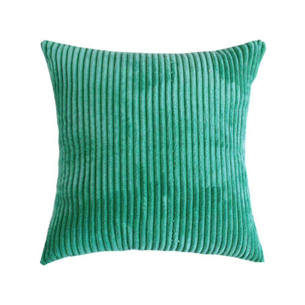 Striped Corduroy Cushion Cover