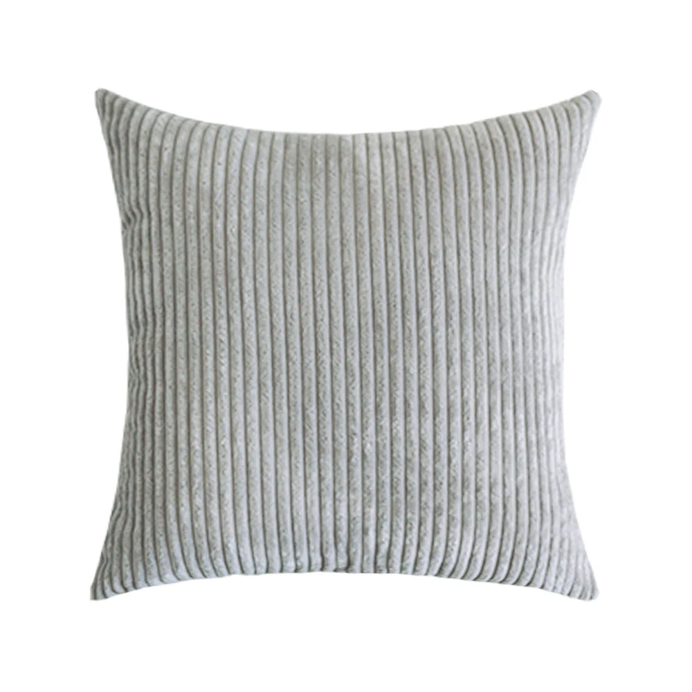 Striped Corduroy Cushion Cover