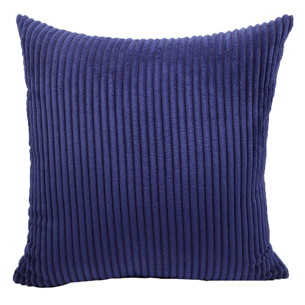Striped Corduroy Cushion Cover