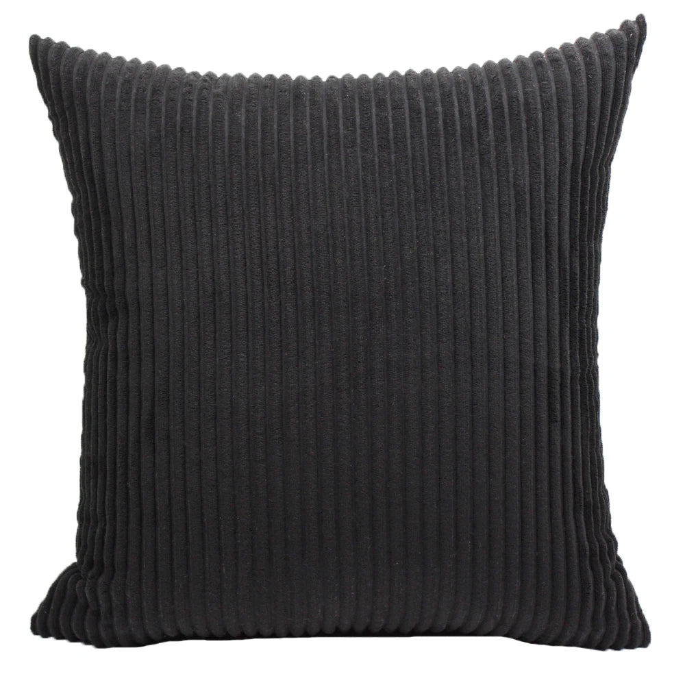 Striped Corduroy Cushion Cover