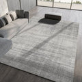 Nordic Soft Grey Rug — Washable & Non-Slip Living Room Rug