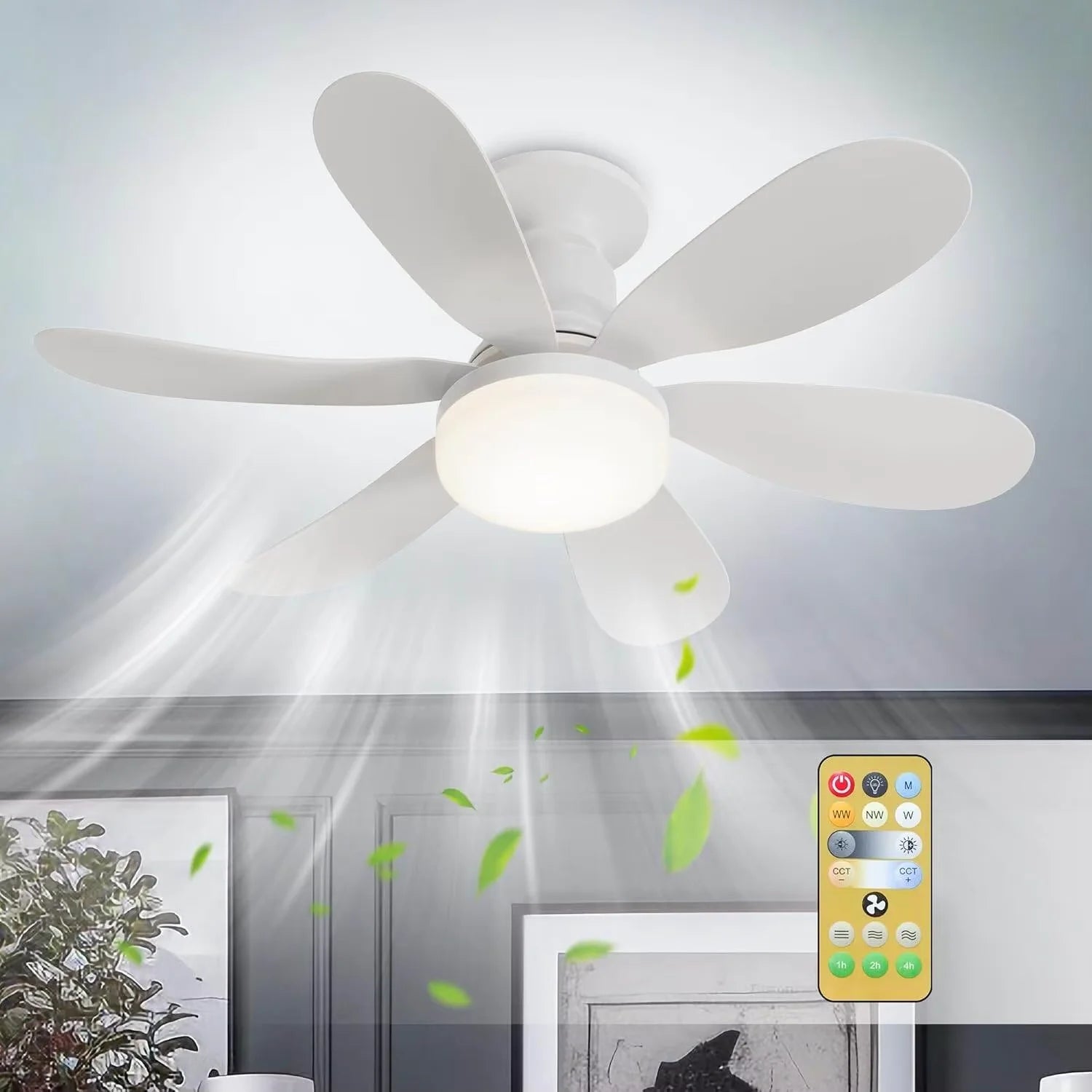 Dimmable LED Ceiling Fan Light