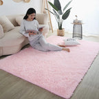 Rainbow Fluffy Kids Rug