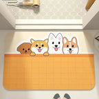Cartoon Pet Bath Mat