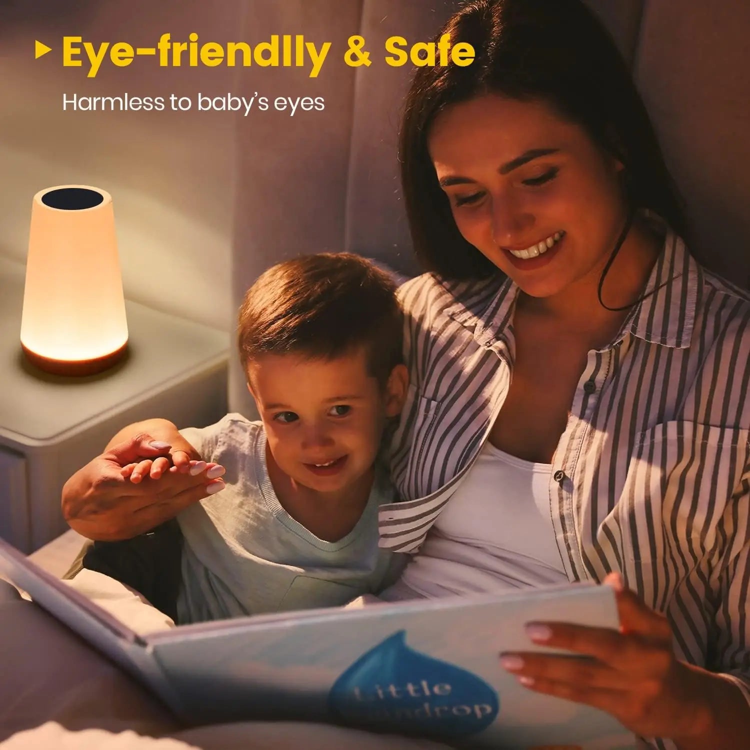 13-Colour Rechargeable Bedside Lamp
