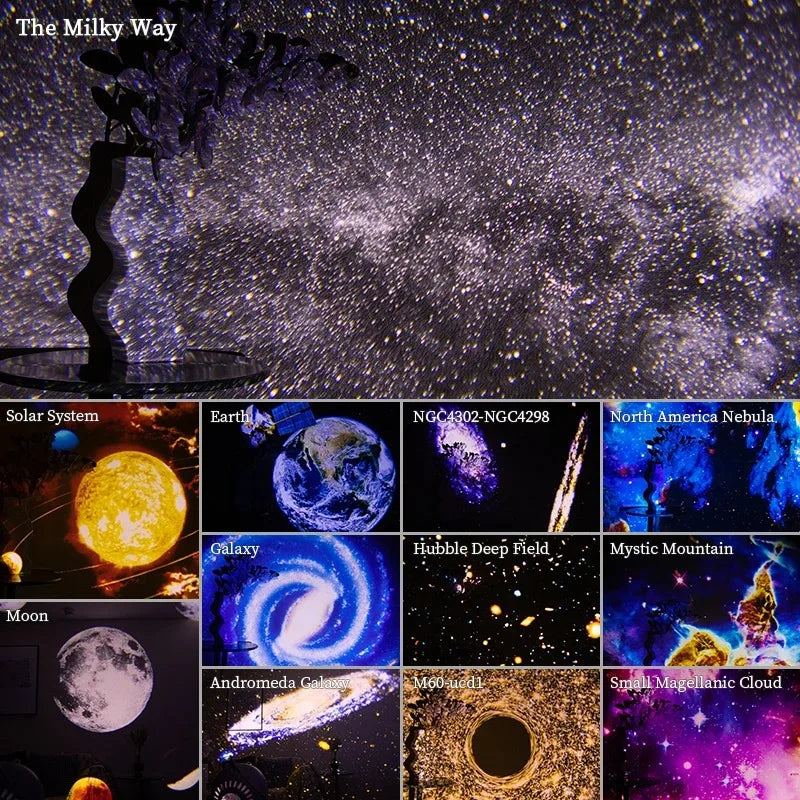 LED Galaxy Star Projector