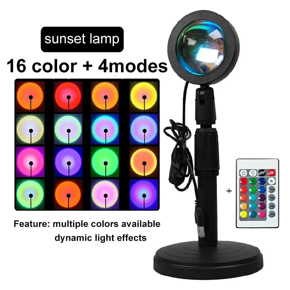 Sunset Lamp Projection