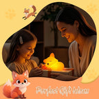 Squishy Silicone Fox Night Light