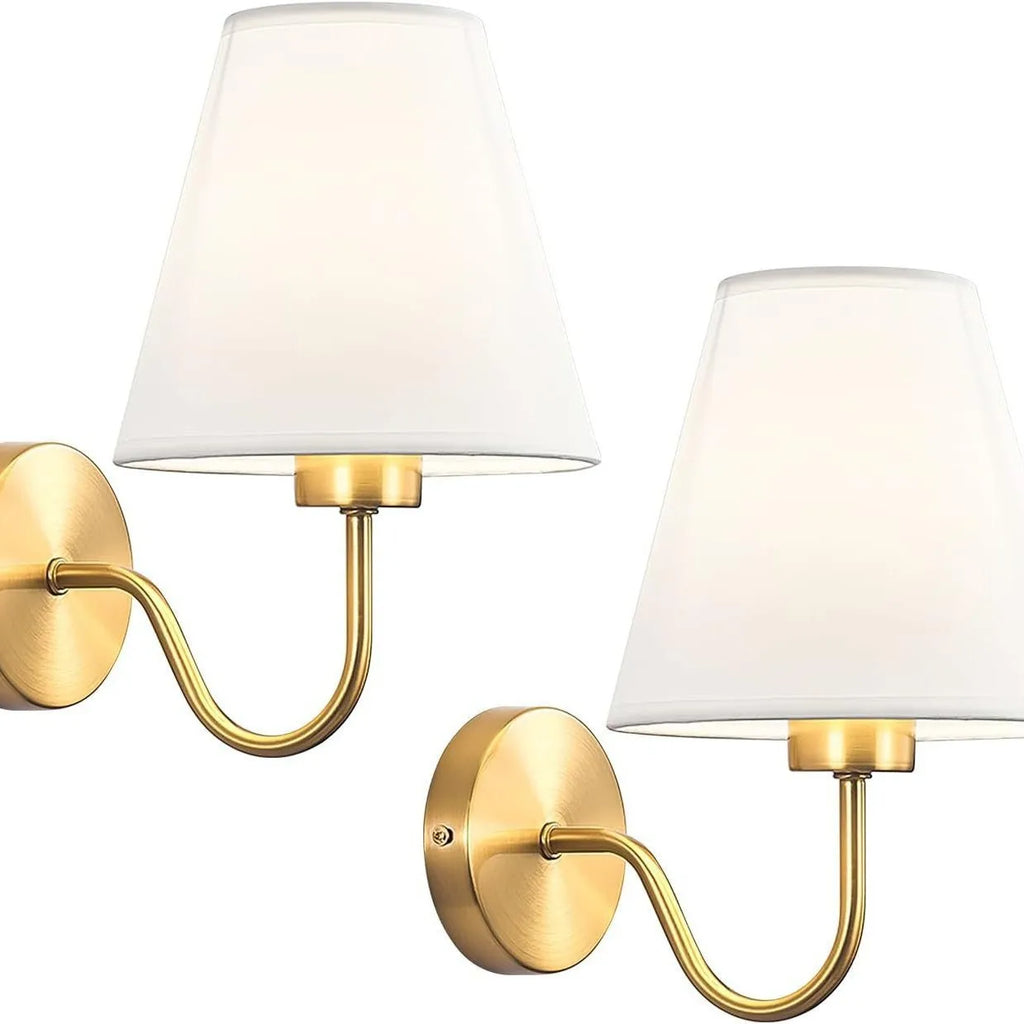 Fabric Shade Wall Light