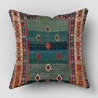 Persian-Style Plush Cushion Cover