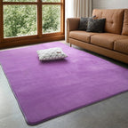 Soft Grey Coral Velvet Rug