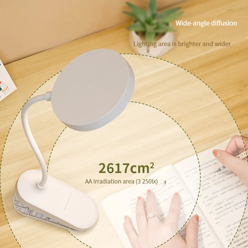 Clip-On Rechargeable Desk Lamp