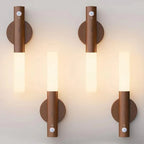 Wooden Motion Sensor Wall Light