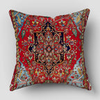 Persian-Style Plush Cushion Cover