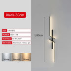 Long Strip LED Wall Light with Remote