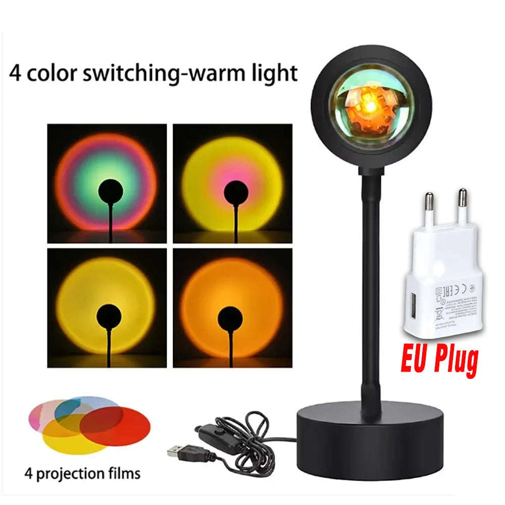 Sunset Lamp Projection