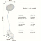 Clip-On Rechargeable Desk Lamp