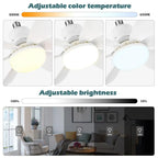 Dimmable LED Ceiling Fan Light