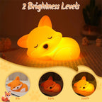 Squishy Silicone Fox Night Light