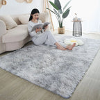 Rainbow Fluffy Kids Rug