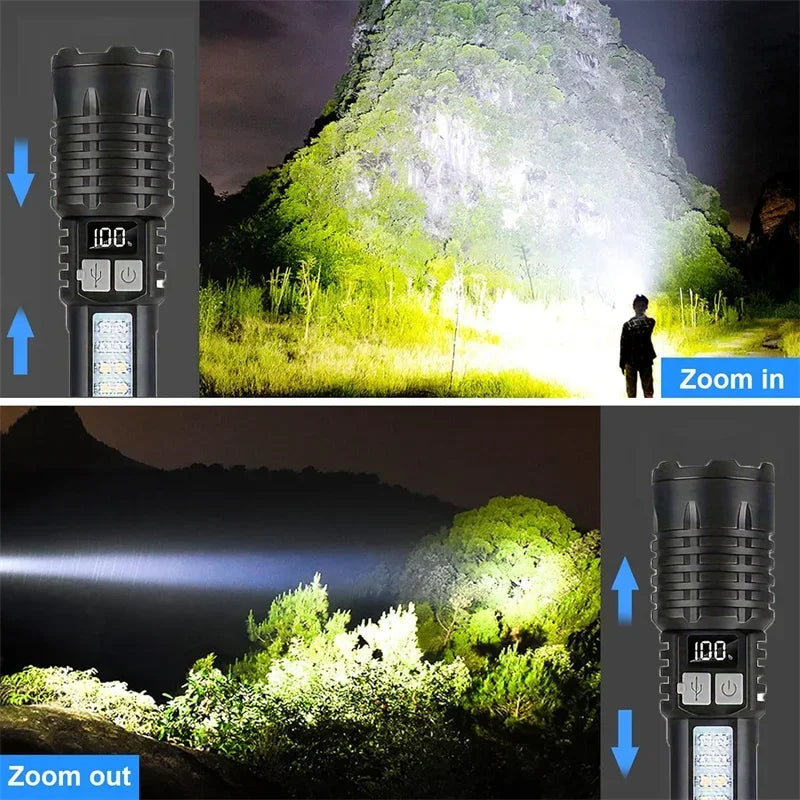 Rechargeable LED Zoom Torch