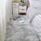 Tie-Dye Shaggy Rug Beige