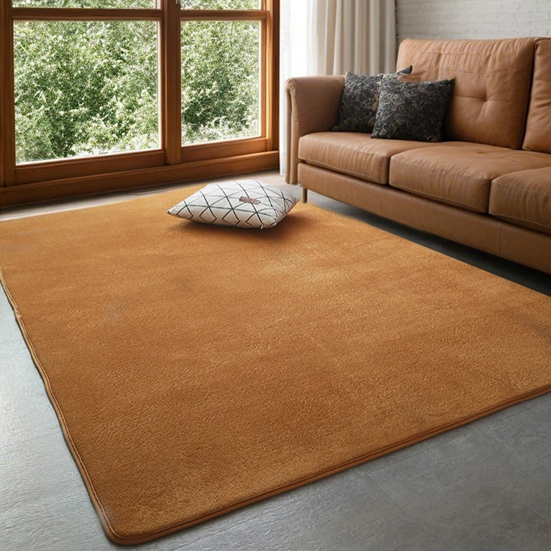Soft Grey Coral Velvet Rug