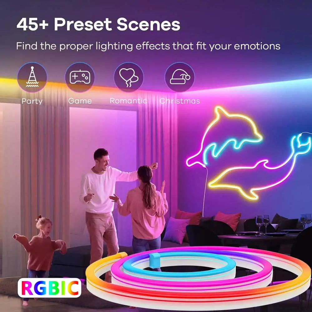 Music Sync Neon Rope Light