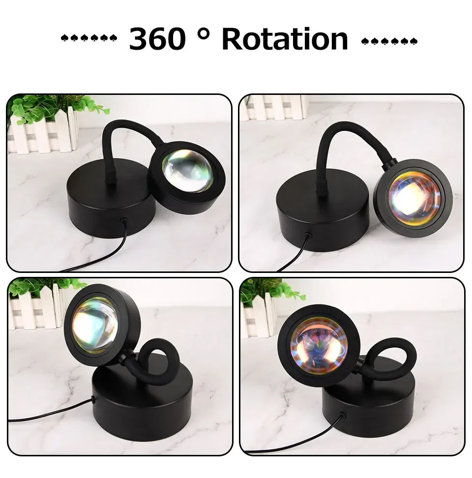 Sunset Lamp Projection