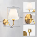 Fabric Shade Wall Light