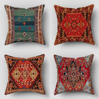 Persian-Style Plush Cushion Cover