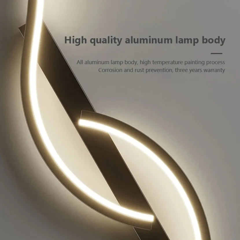 Long Strip LED Wall Light with Remote