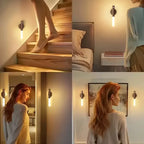 Wooden Motion Sensor Wall Light