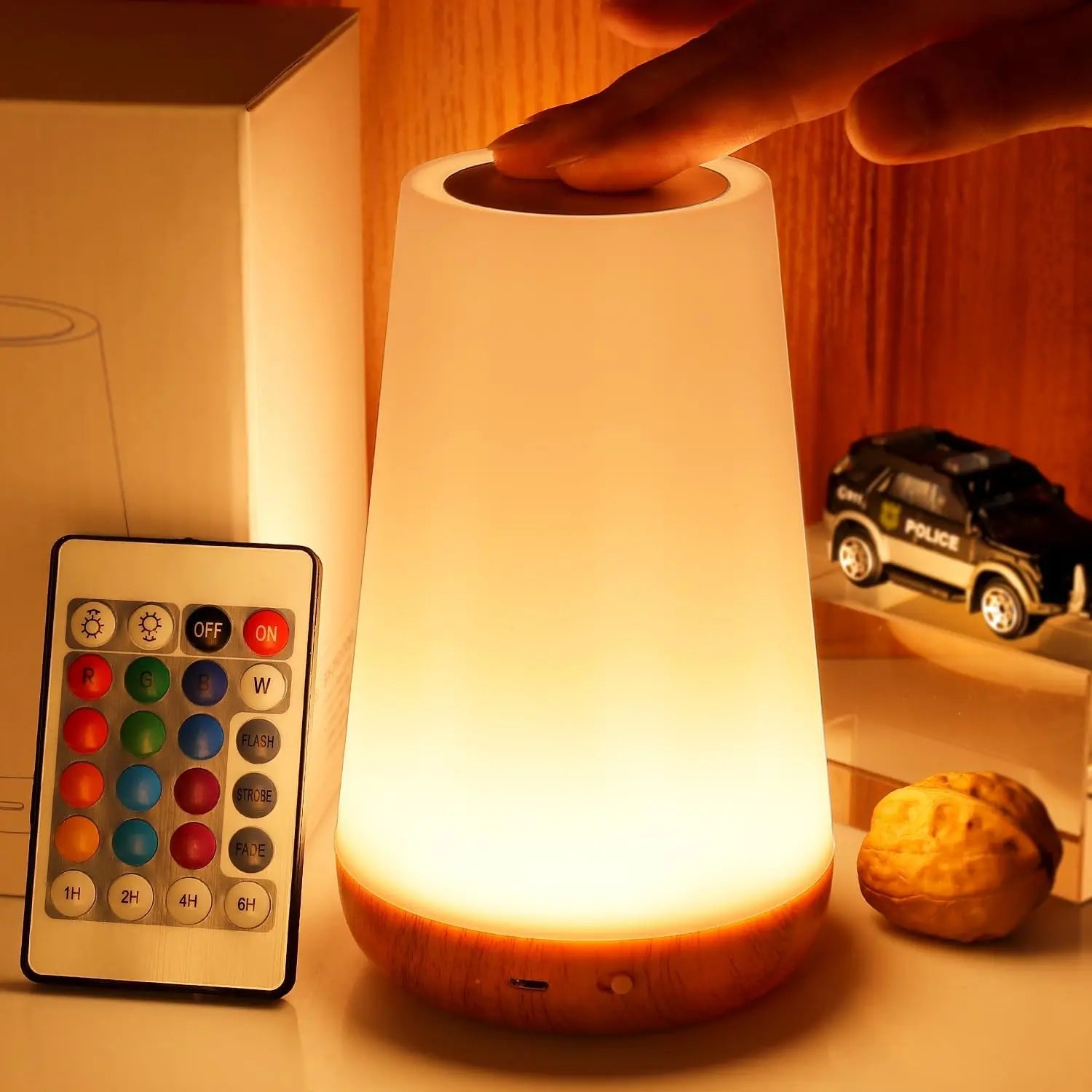 13-Colour Rechargeable Bedside Lamp