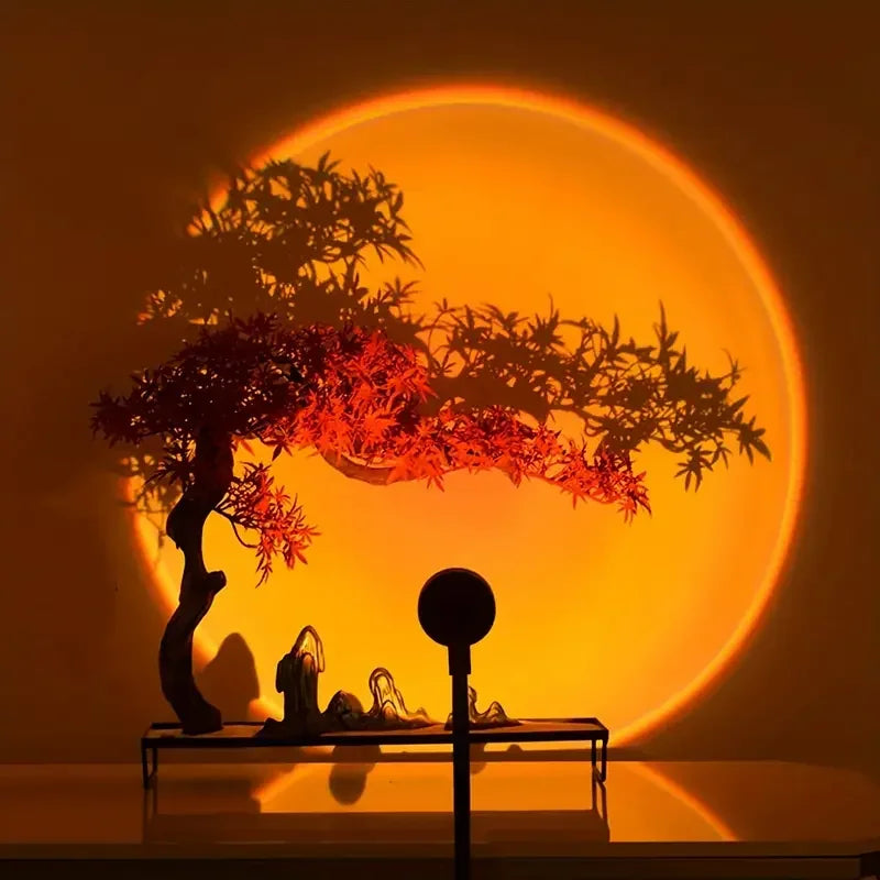 Sunset Lamp Projection
